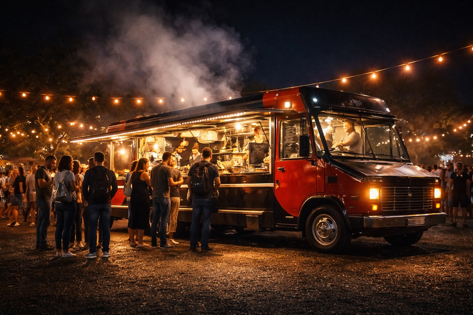 Food truck de nuit
