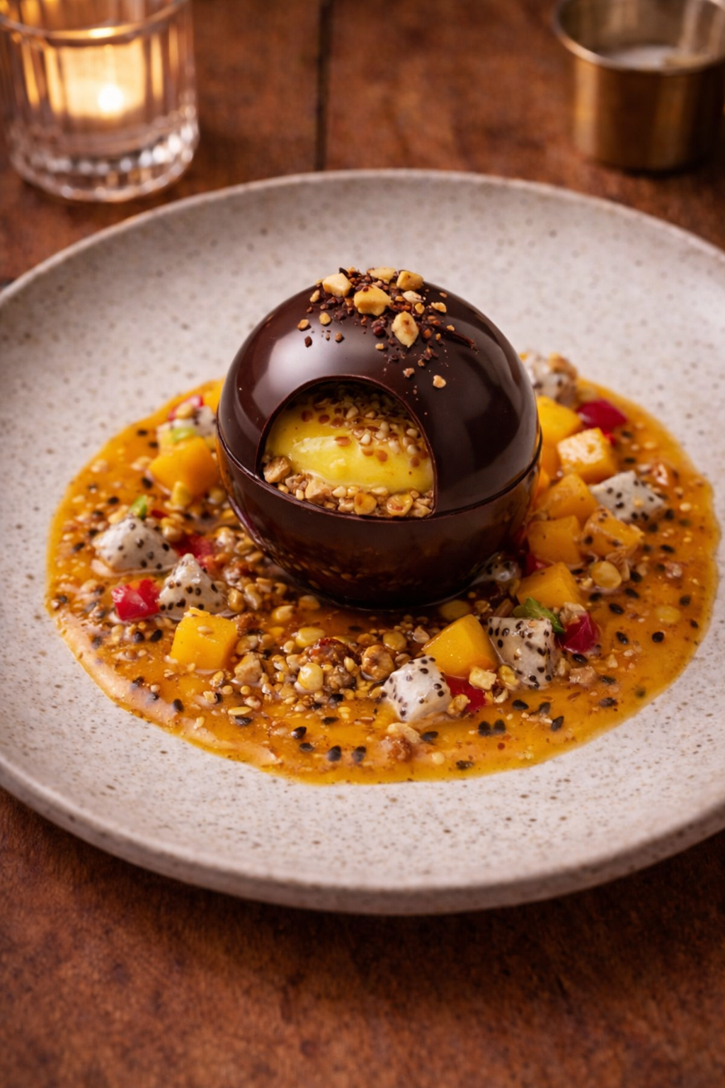 Sphère chocolat passion